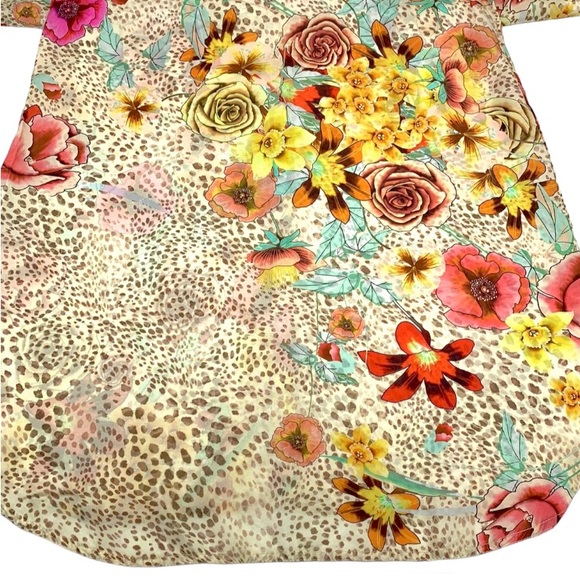 Johnny Was Silk Hera Calia Tunic Size Small - Picture 6 of 14